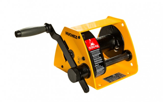 وینچ دستی کشنده افقی با ظرفیت 2750 کیلوگرم مدل MANIBOX GR - 2750 with galvanized frame ساخت هوچز فرانسه